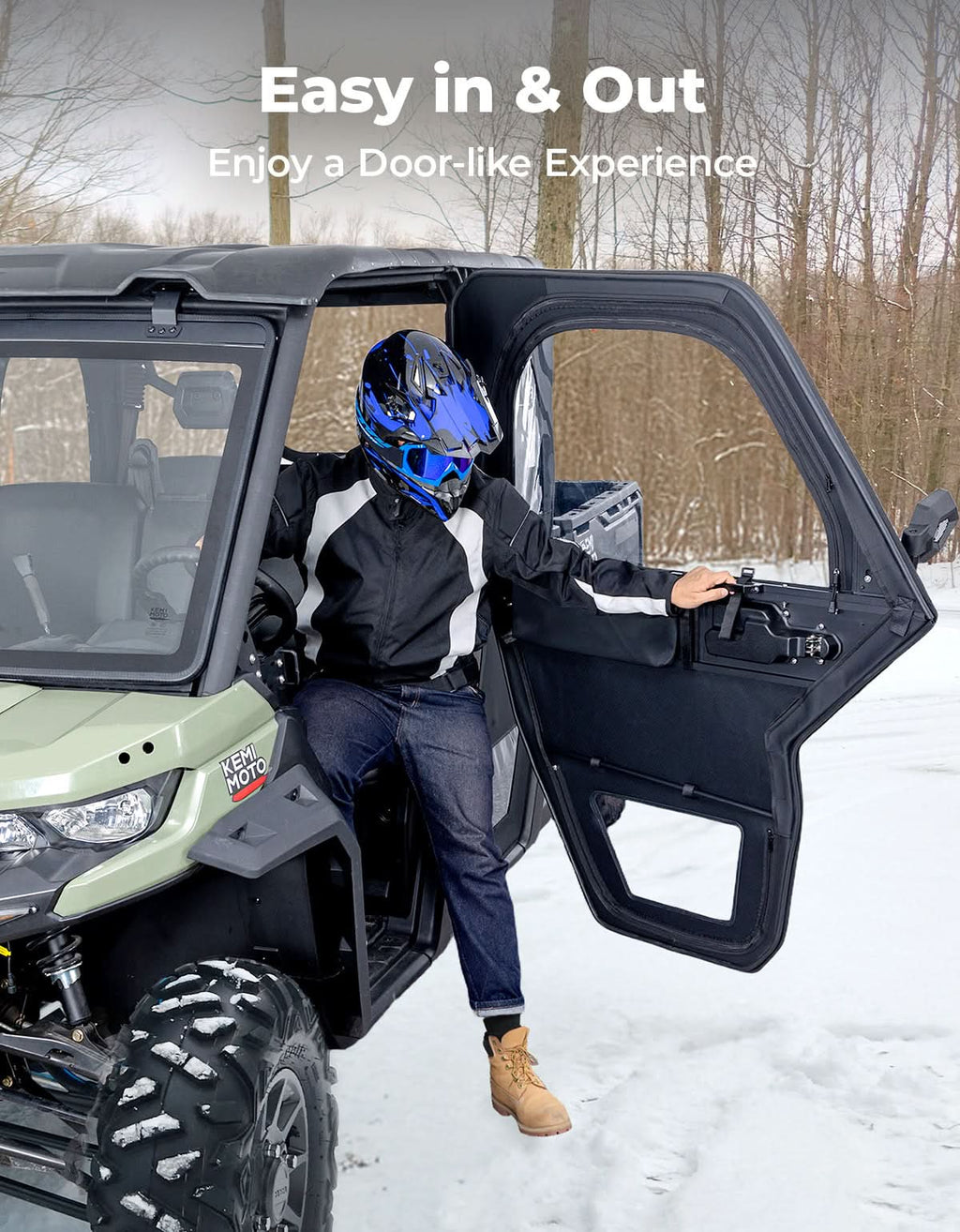 UTV Framed Doors for Can-Am Defender Max HD 7/8/9/10 – Full Enclosure Kit, 2022–2026