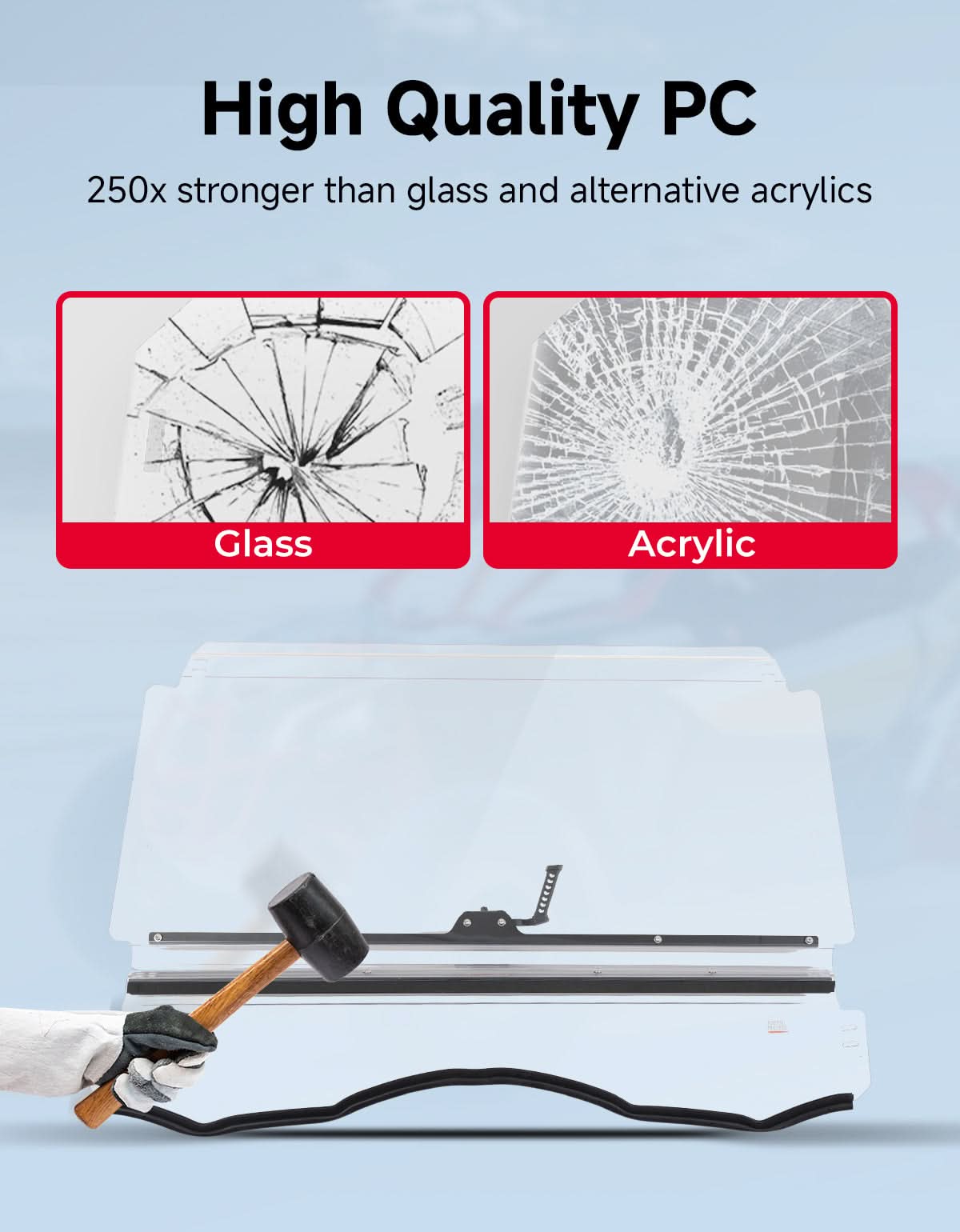 3-in-1 Flip Windshield For Can-Am Commander (2011–2020)