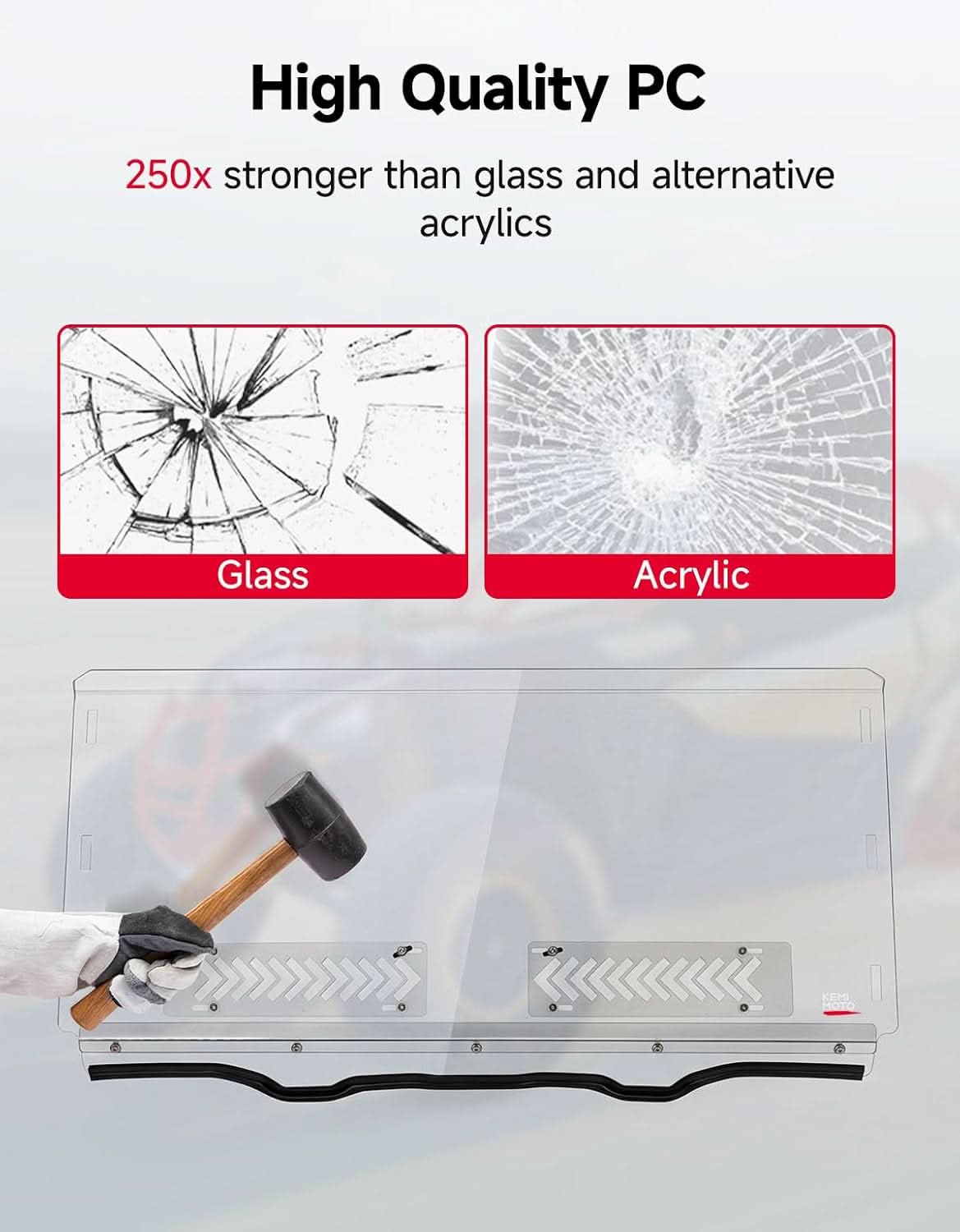 Sliding Vented Windshield For Yamaha Viking/Viking VI