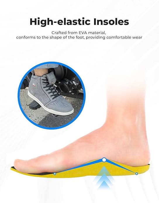 Motorcycle Shoes for Men - Durable Protective Riding Boots
