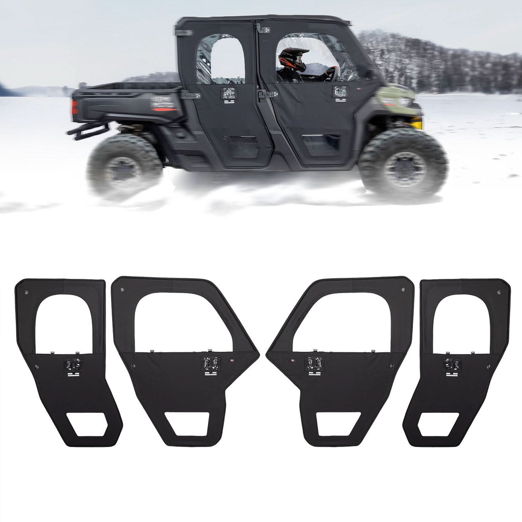 UTV Framed Doors for Can-Am Defender Max HD 7/8/9/10 – Full Enclosure Kit, 2022–2026