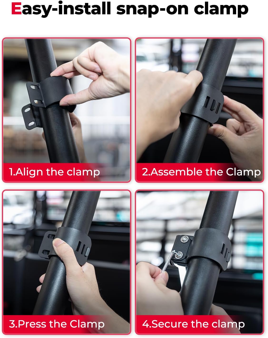 Folding 2-in-1 Flip Windshield for CFMOTO ZForce 950