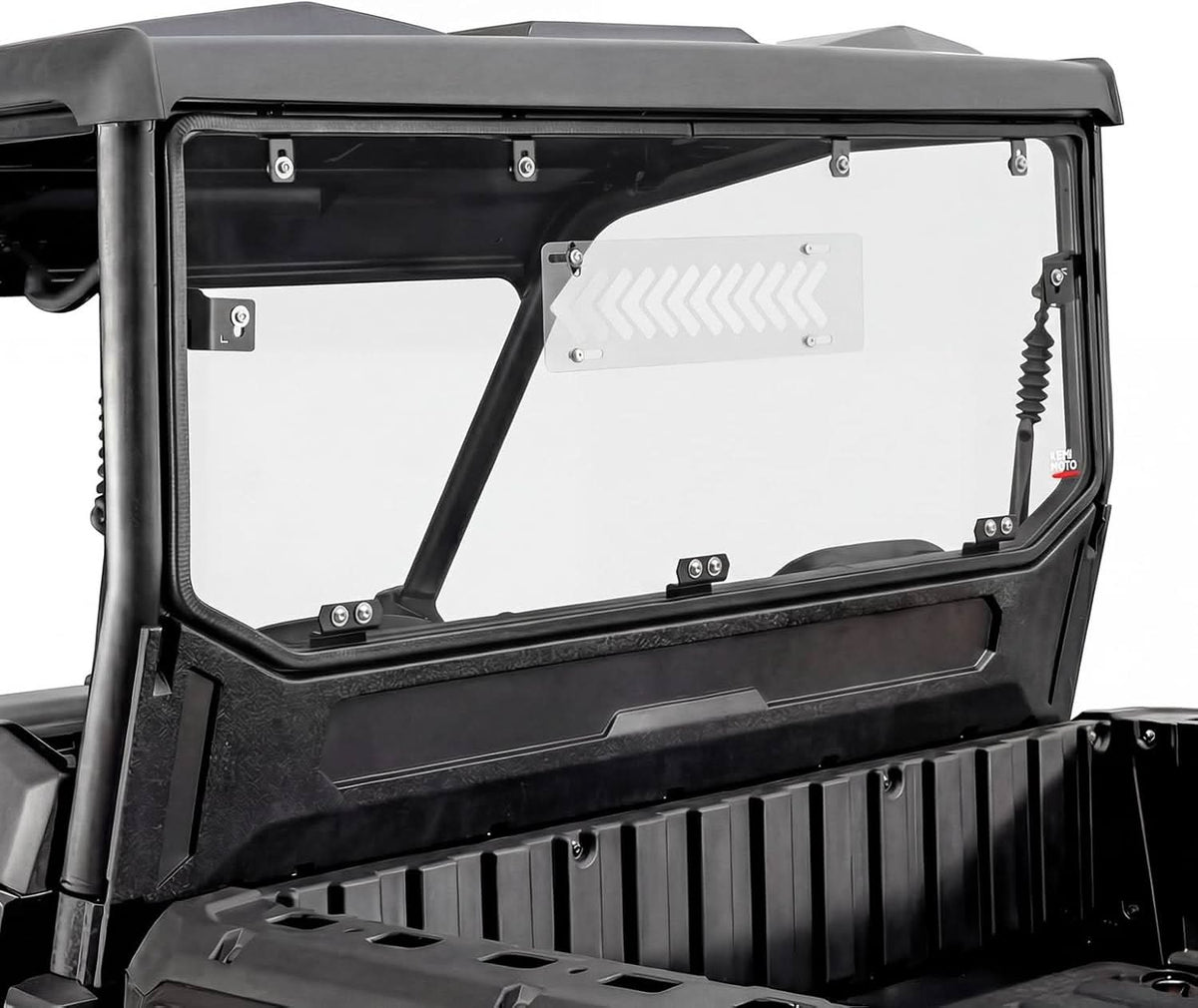 UTV Rear Windshield with Vents For Kawasaki Ridge