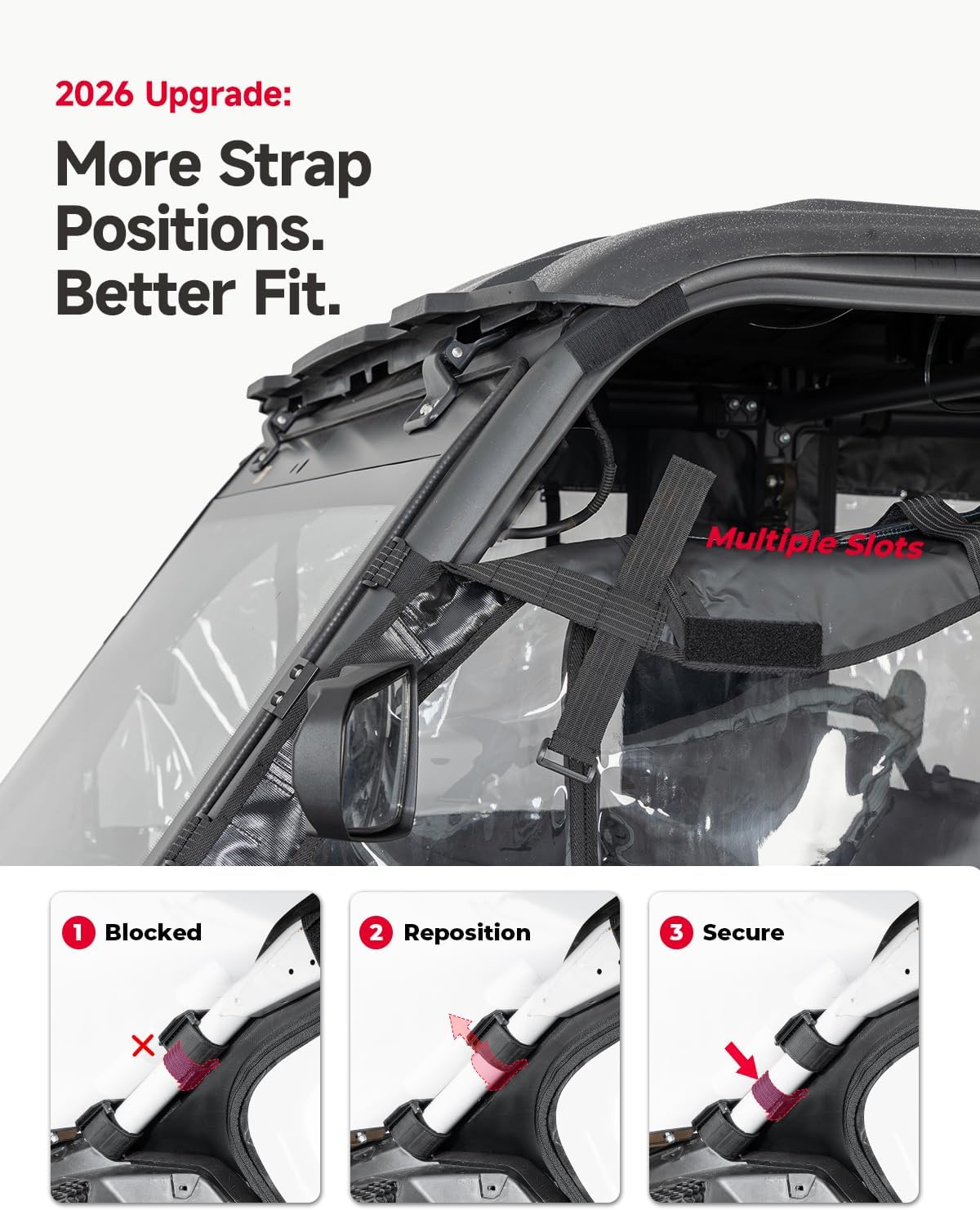 Soft Cab Enclosure Doors for CFMOTO UForce 1000XL 2022-2026