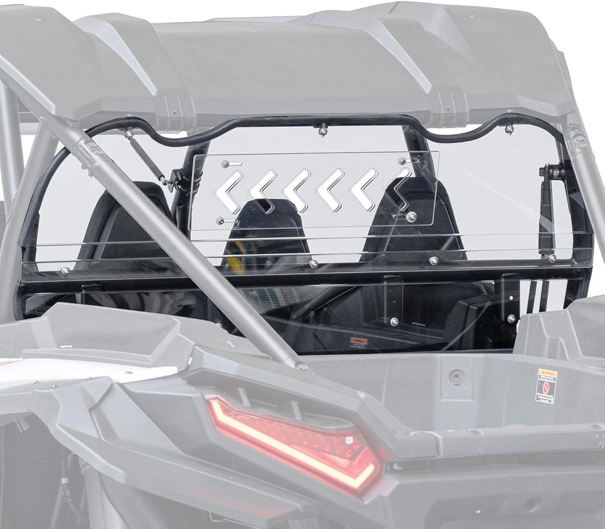 Vented Clear Rear Windshield for Polaris RZR XP 1000 2024-2025