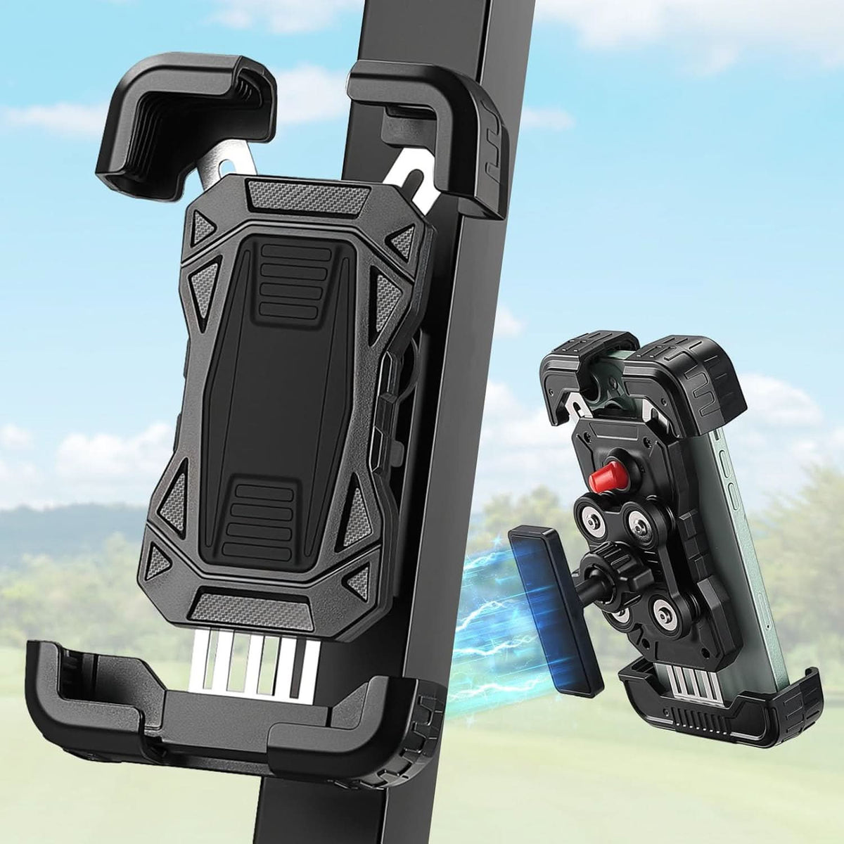 Magnetic Phone Holder for Golf Cart & Tractor