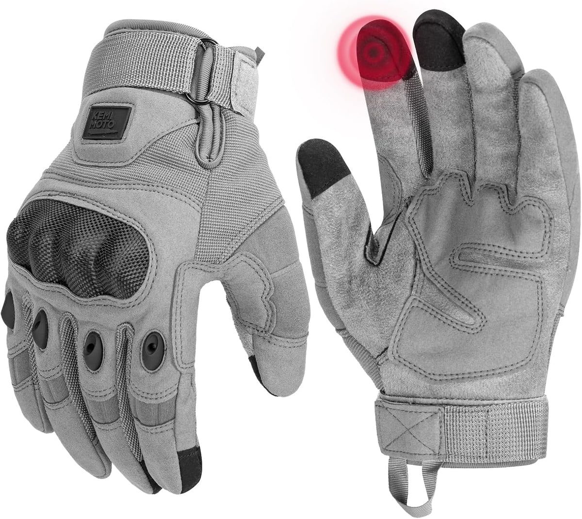 Motorcycle Tactical Gloves with Touchscreen Hard Shell