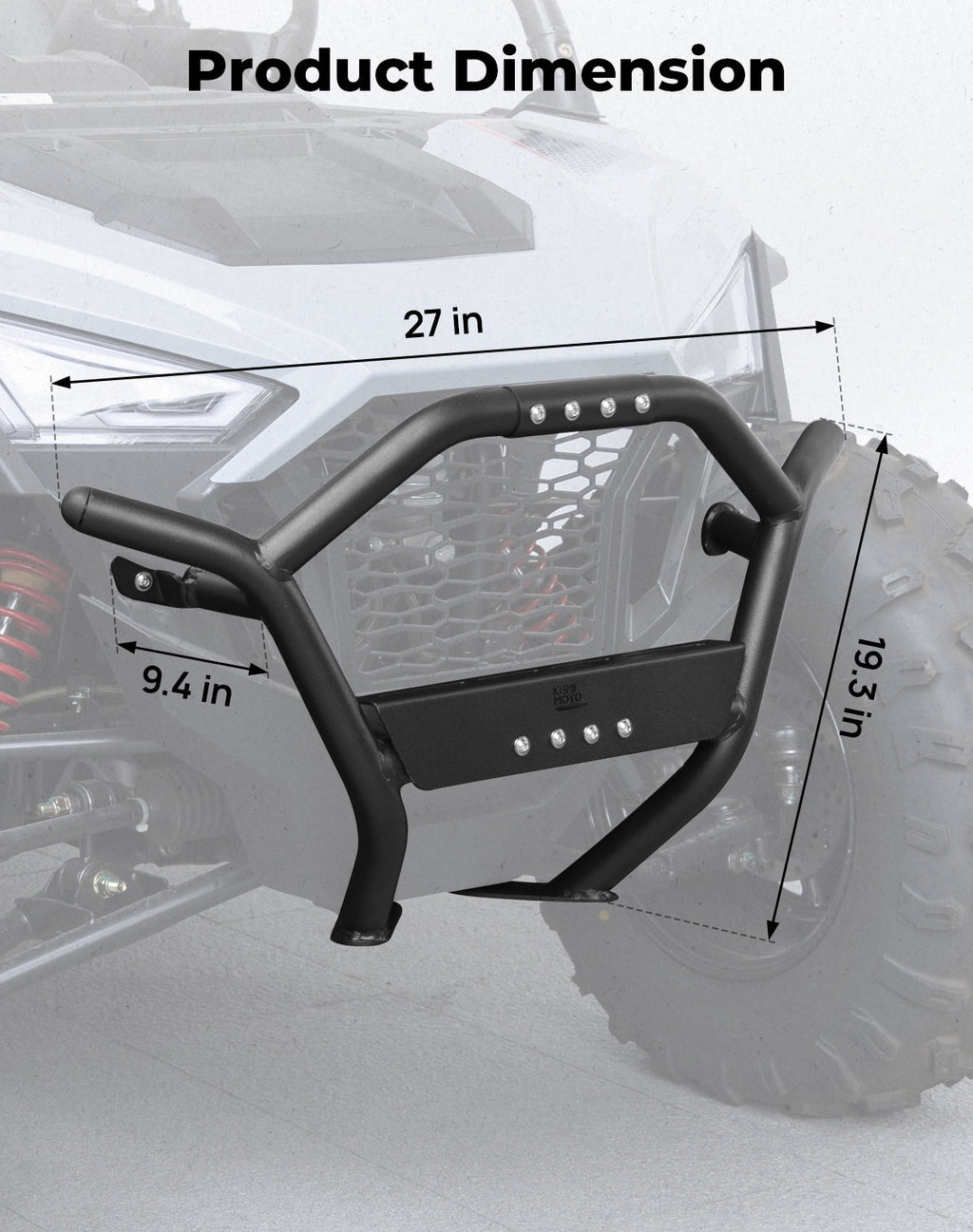 UTV Front Bumper for Polaris RZR 200 2022-2025