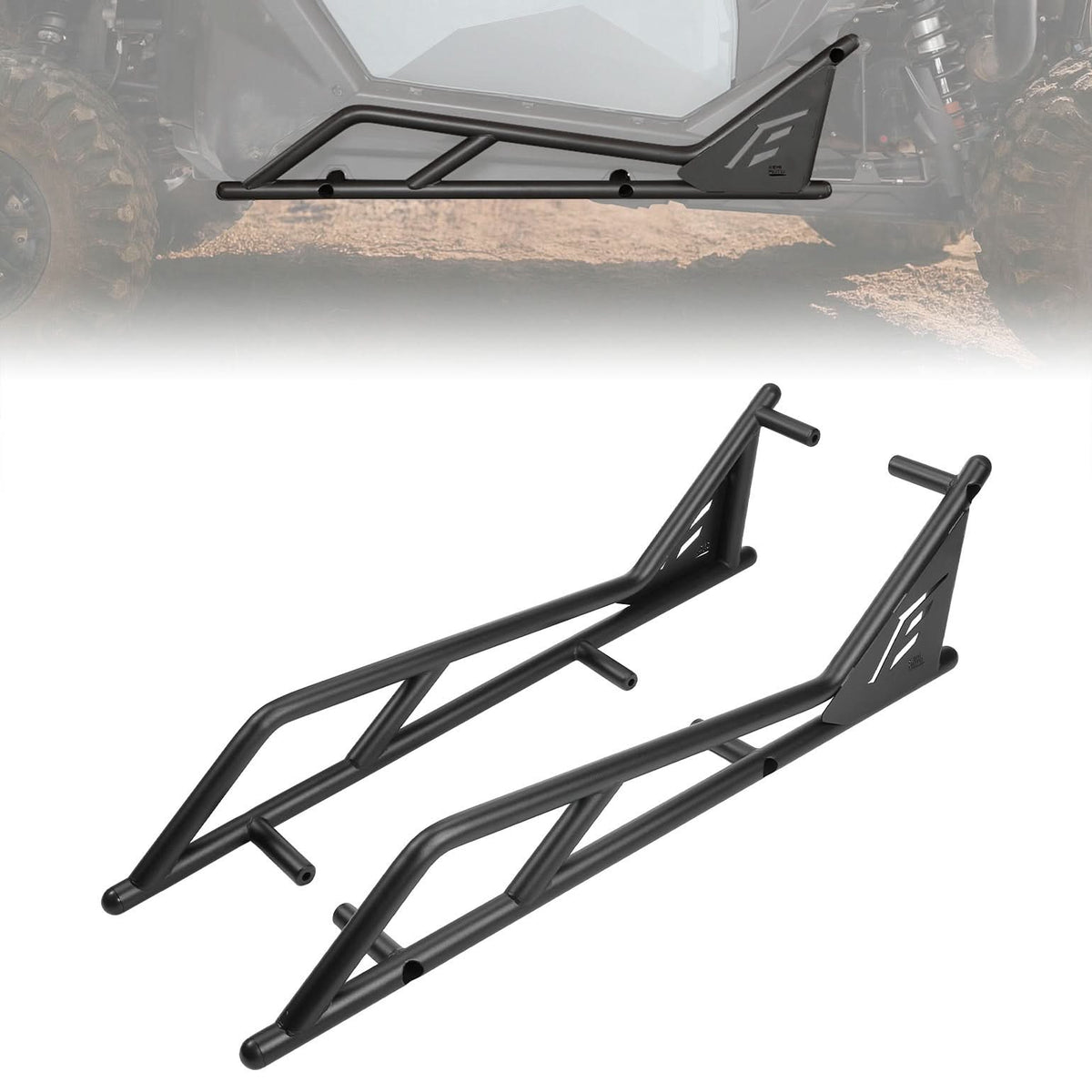 UTV Nerf Bars Rock Sliders with Step Function for Polaris RZR PRO 2020-2026