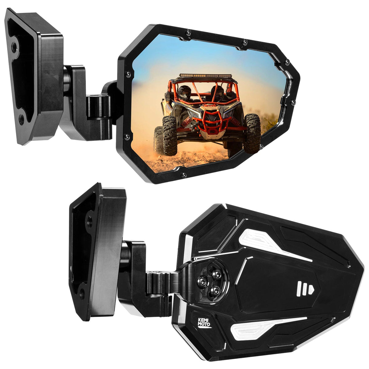 UTV Aluminum Side Mirrors for Can Am Maverick R 2024+ (1 Pair)