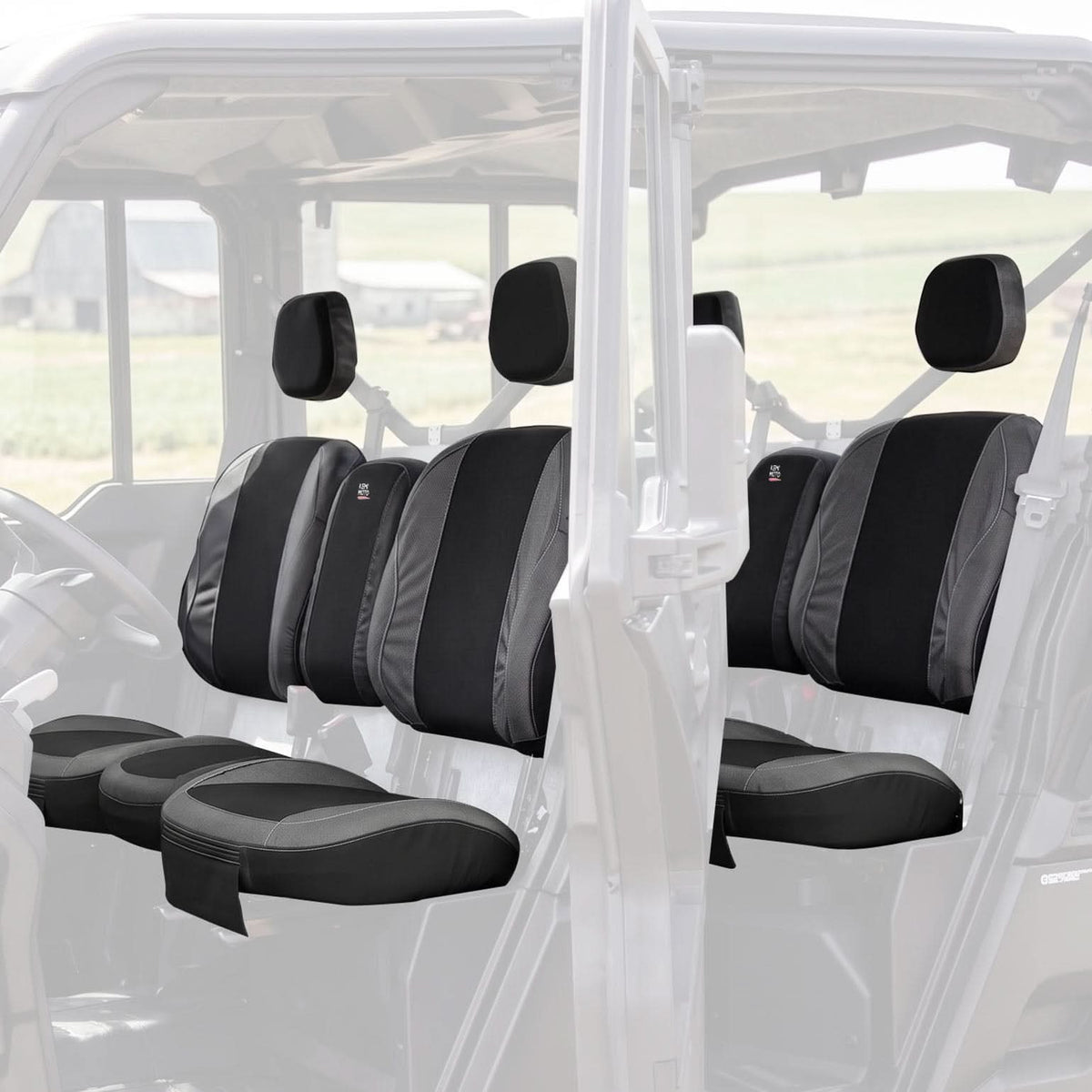 Bolstered Split Bench Seat Covers For Can-Am Defender (2016+)
