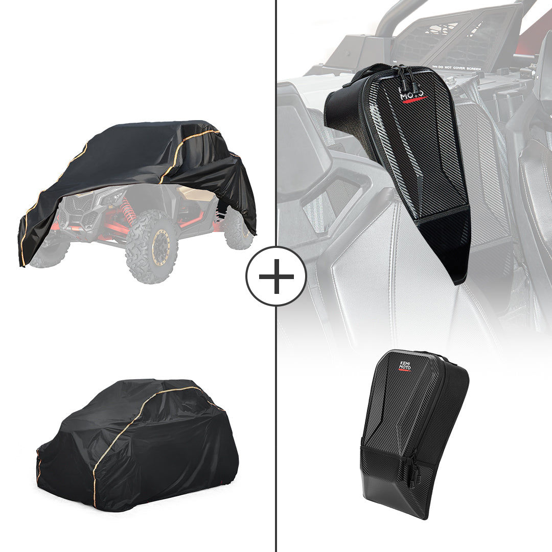 Center Storage Bag & UTV Cover for Can-Am Maverick X3
