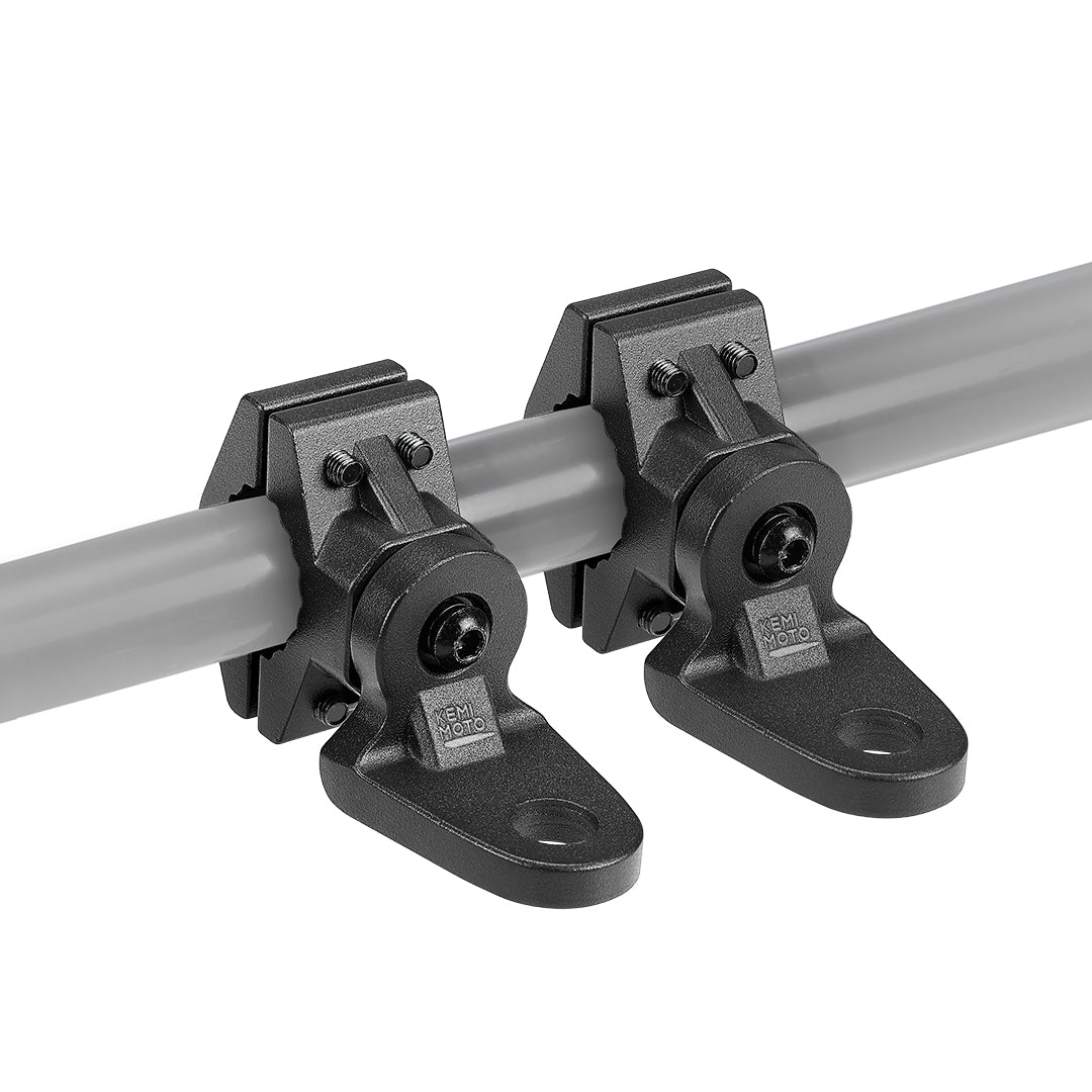 ATV Whip Light / Flag Mounting Bracket for 7/8"-9/8" Handlebar Rack Bars