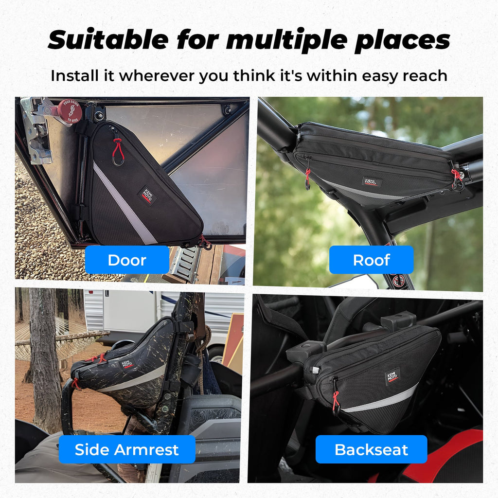 UTV Roll Bar Triangle Storage Bag