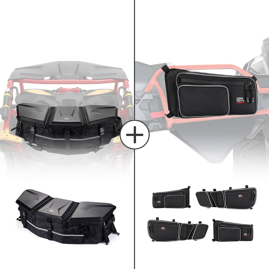 Rear Storage Bag & Door Bags for Can-Am Maverick X3 MAX