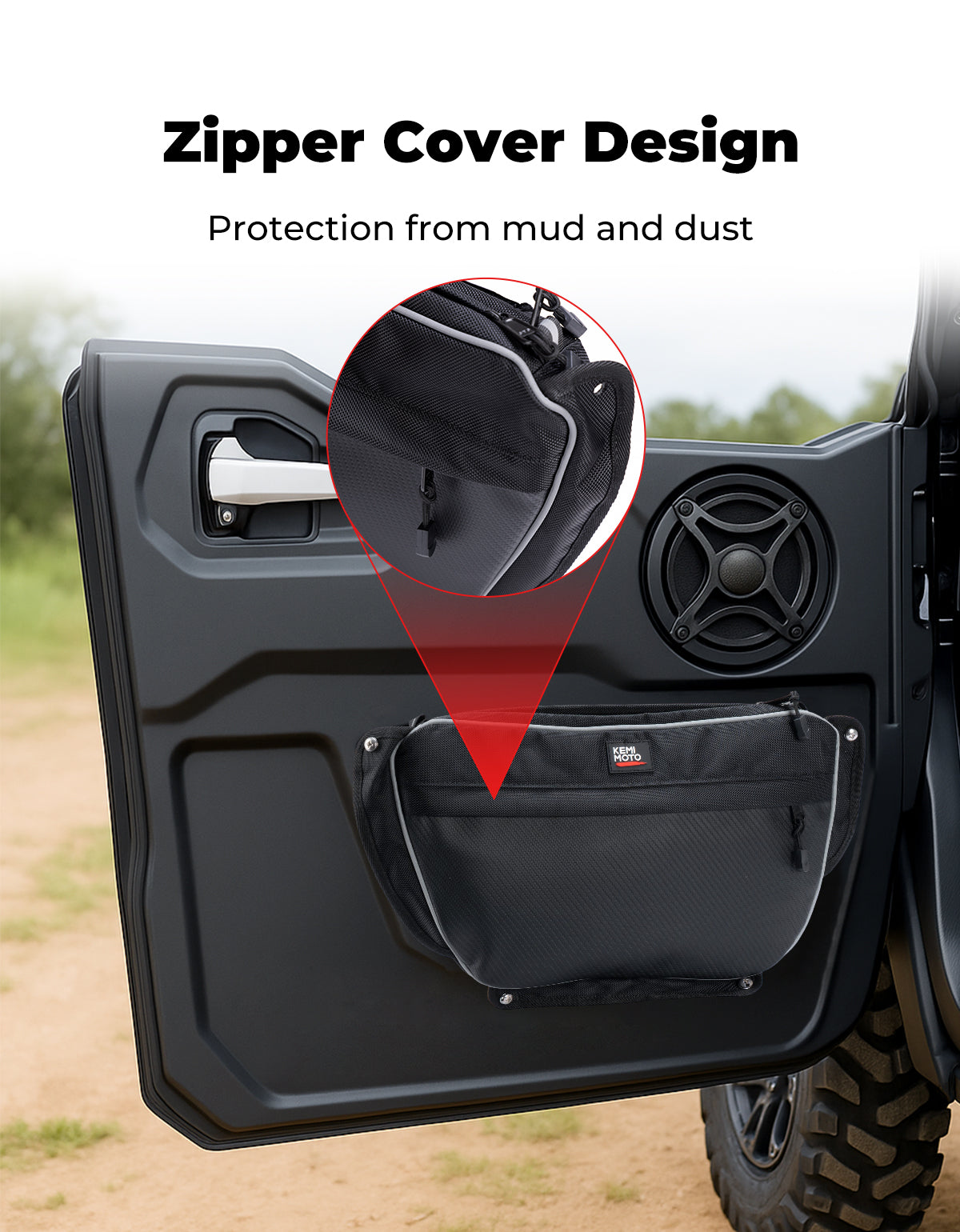 3.5L Door Storage Bags For Wolverine RMAX