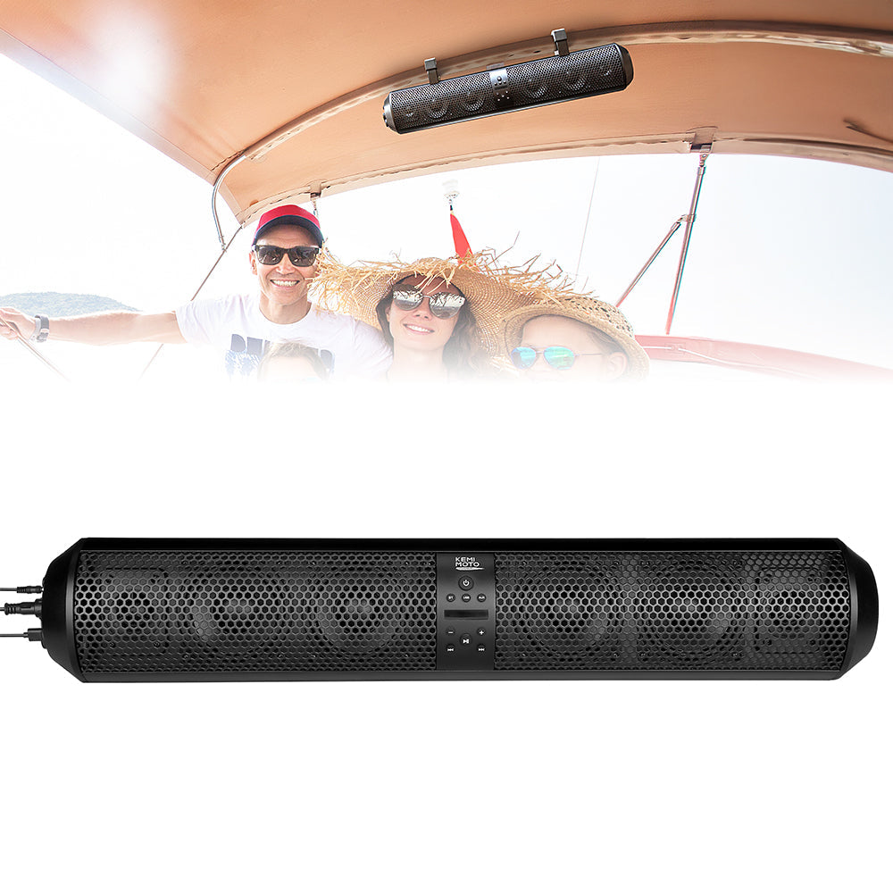 6 Speaker 28" UTV Bluetooth Sound Bar for Boats
