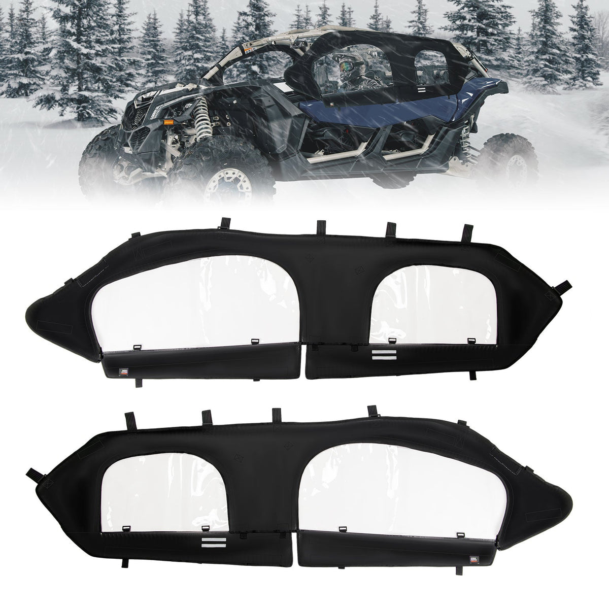 Soft Cab Enclosure and Lower Door Inserts for Can-Am Maverick X3 MAX