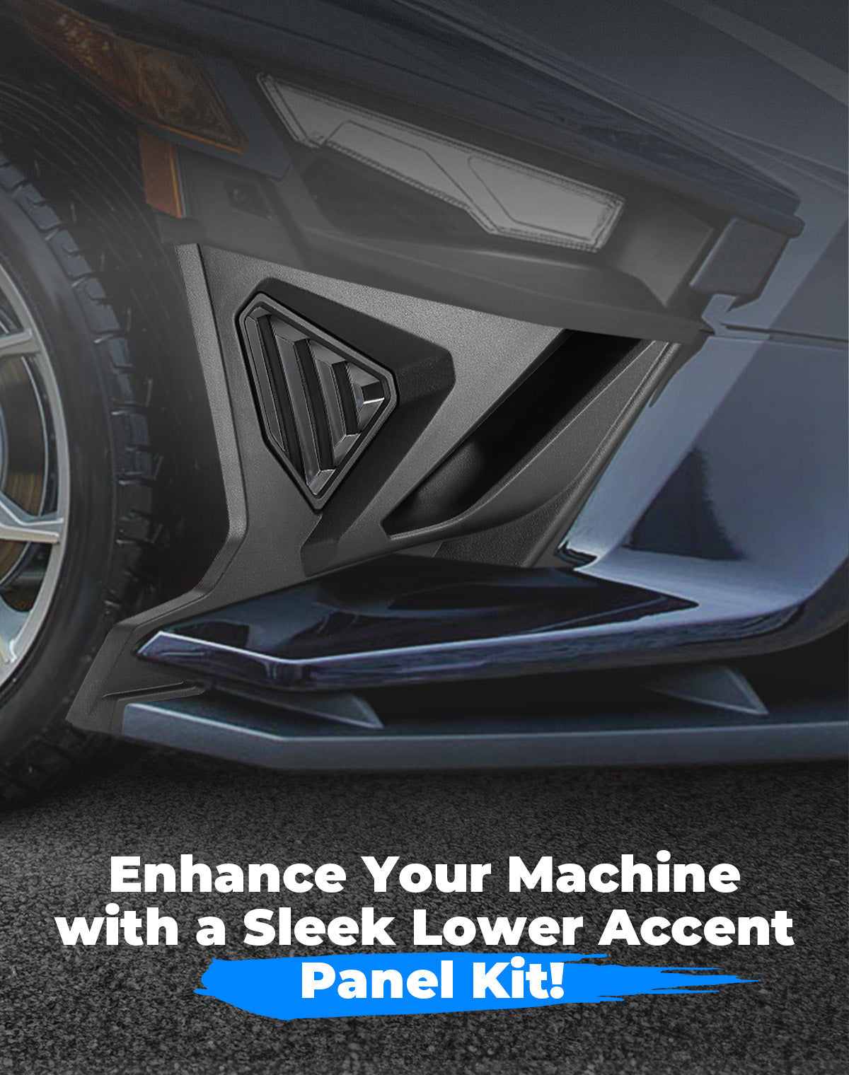 Lower Accent Pannel Kit for Polaris Slingshot S/R/SL/SLR/GT