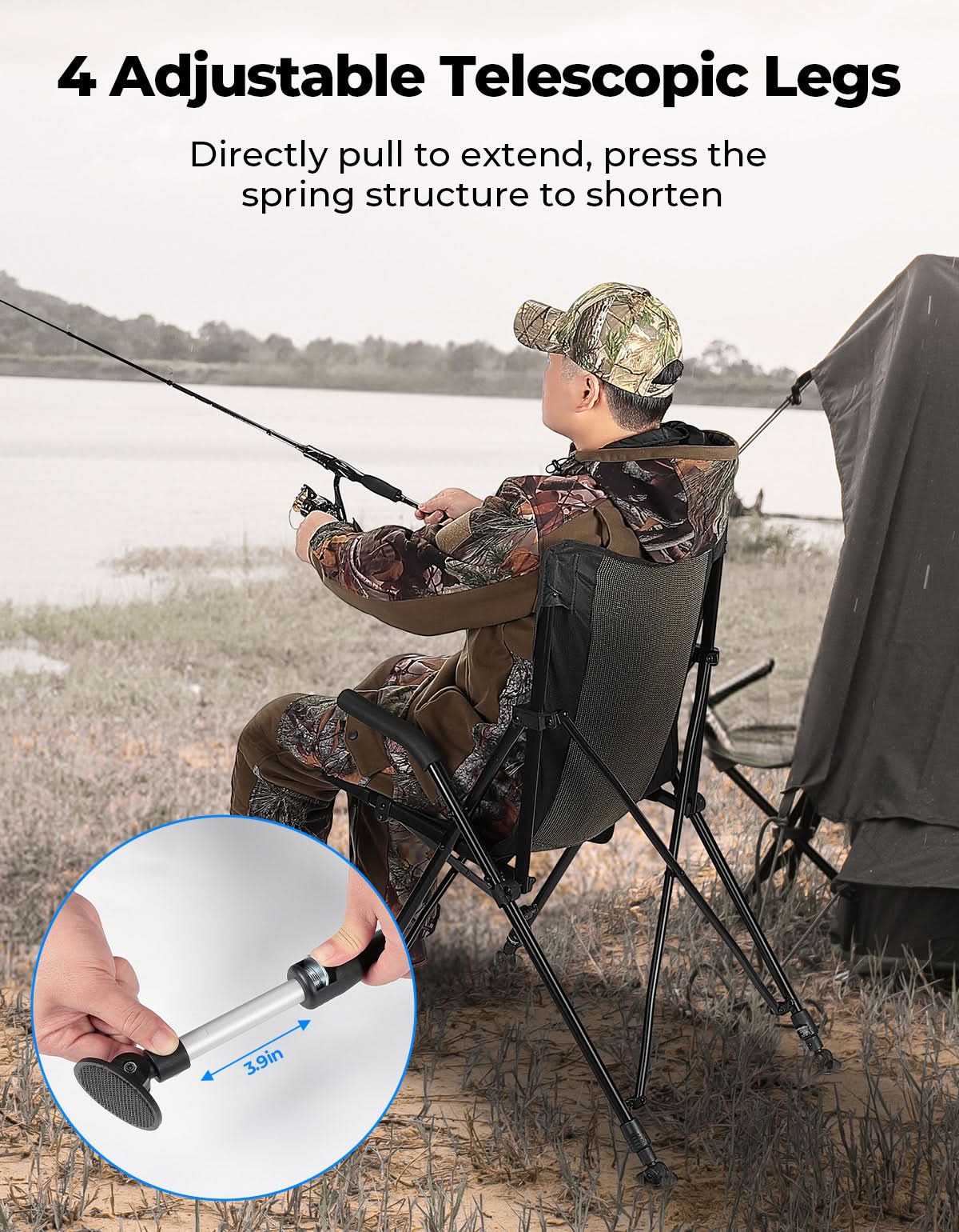 Portable Lightweight Folding Camping Chair