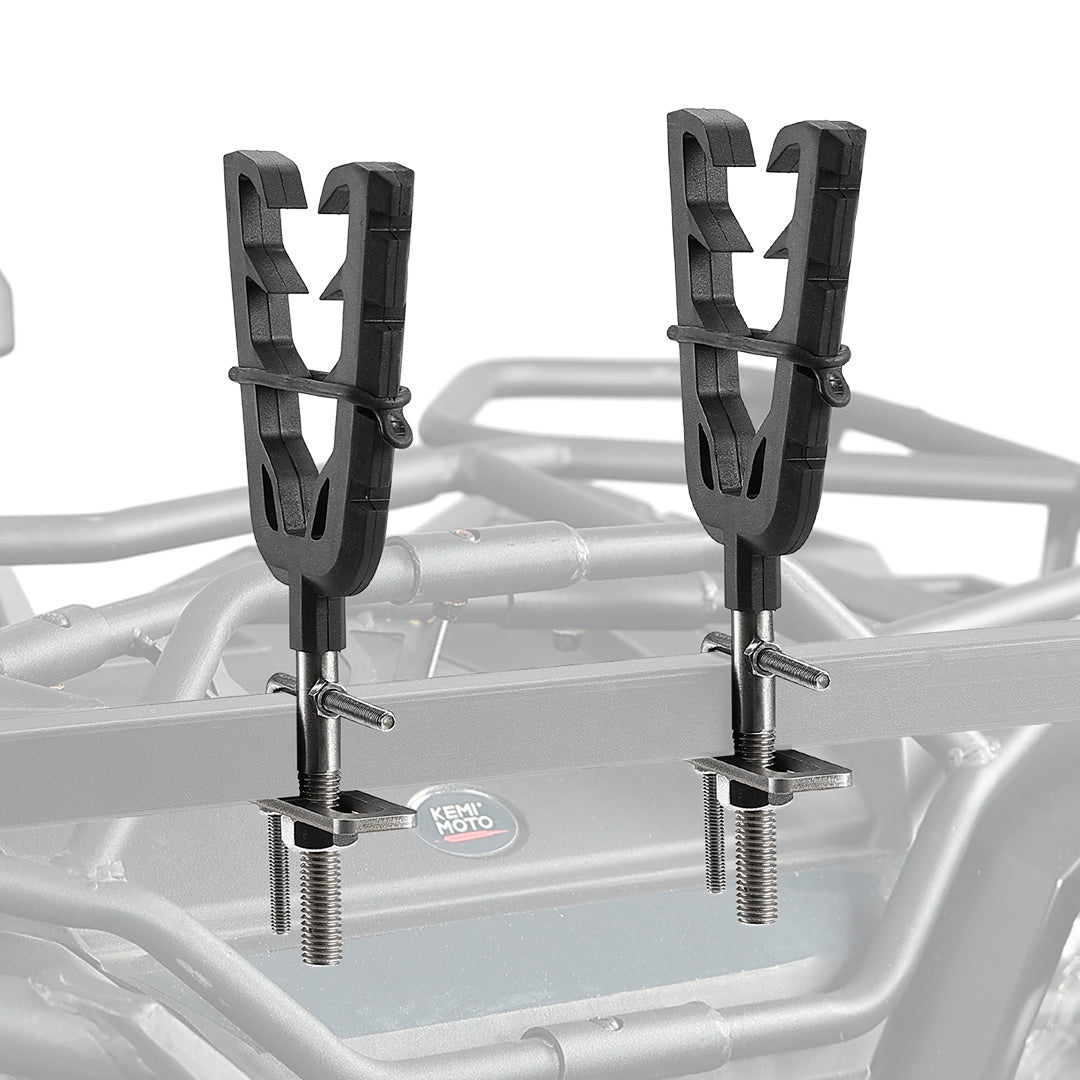 ATV Gun Mount with Rubber Straps for 0.79"-1.97" Square Tube