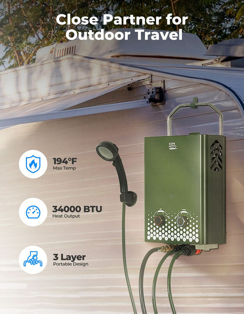 Tankless Water Heater, Outdoors 1.32GPM 5L