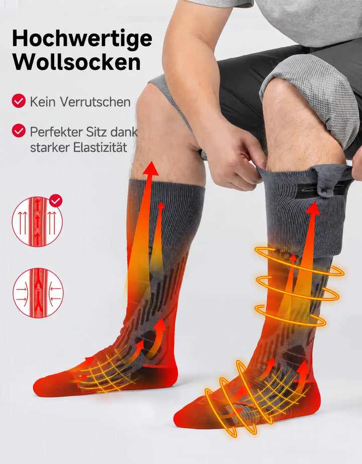 Men's and Women's Heated Socks with App Control and 3 Heat Settings