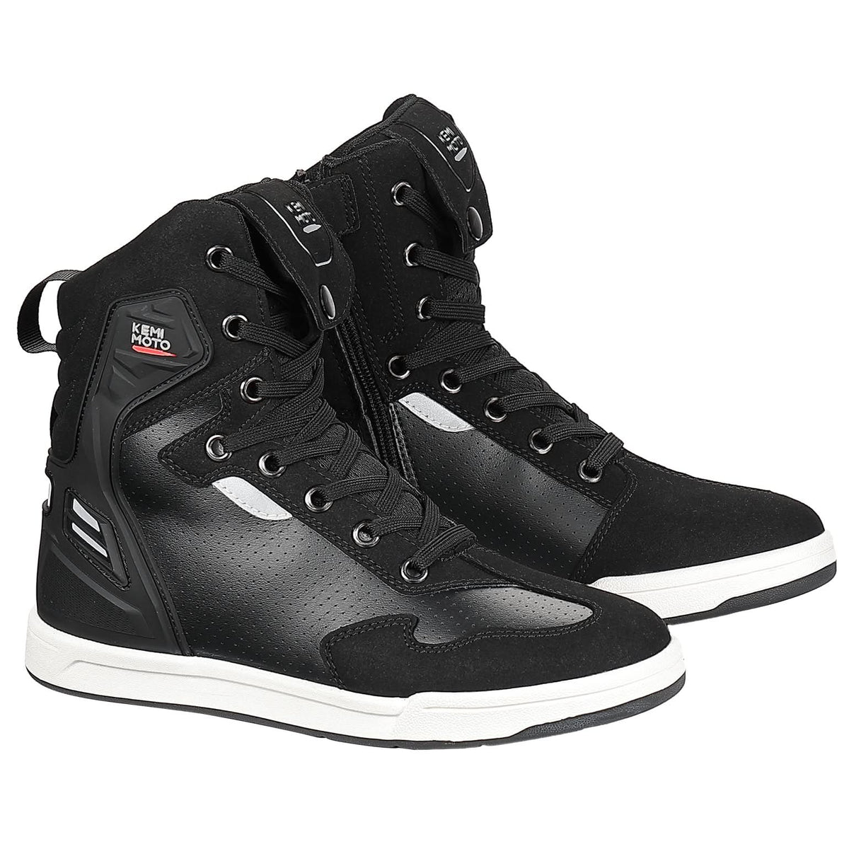 Men's Motorcycle Riding Boots Anti-Slip High Top Protective