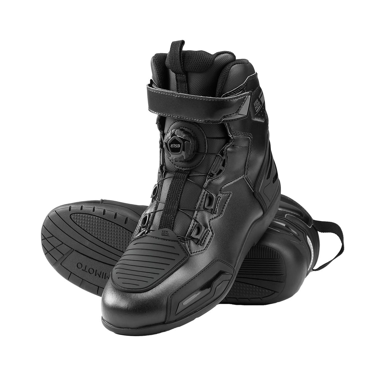 Men's Motorcycle Boots with Quick-Release ATOP Knob
