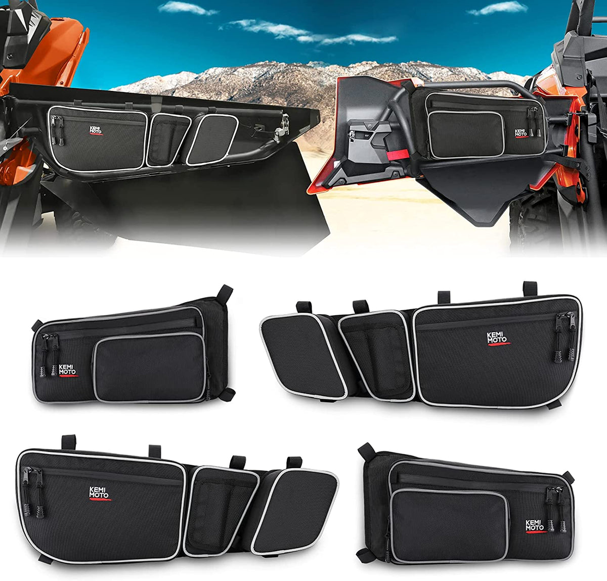 Rear Storage Bag & Door Bags for Can-Am Maverick X3 MAX