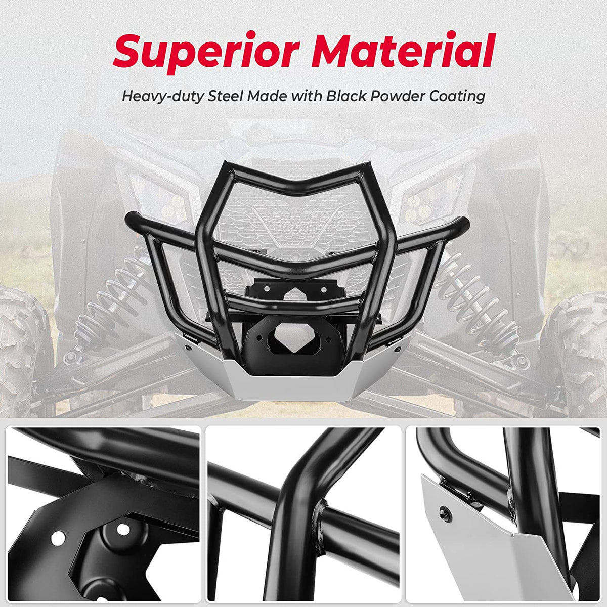 Front Bumpers & Lower Door Inserts For Can-Am Maverick X3 MAX