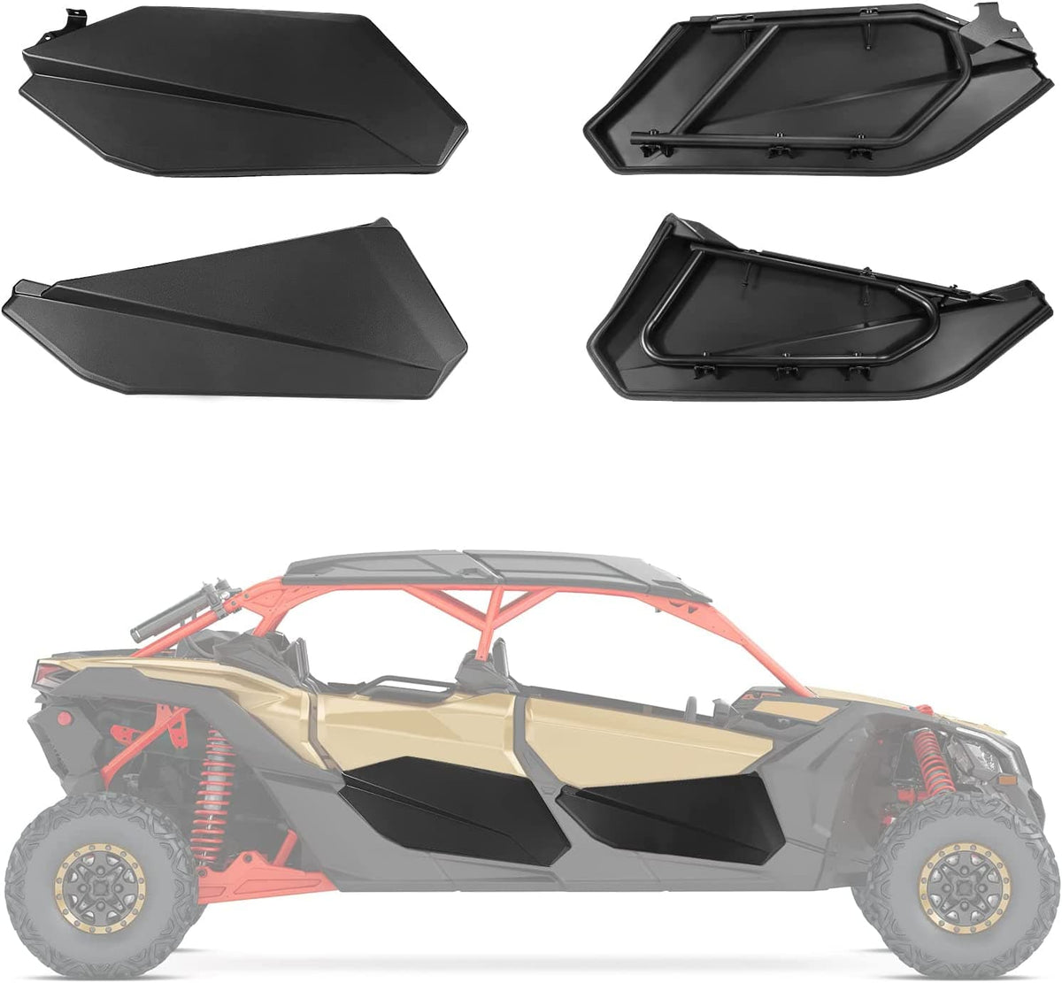 Soft Cab Enclosure and Lower Door Inserts for Can-Am Maverick X3 MAX