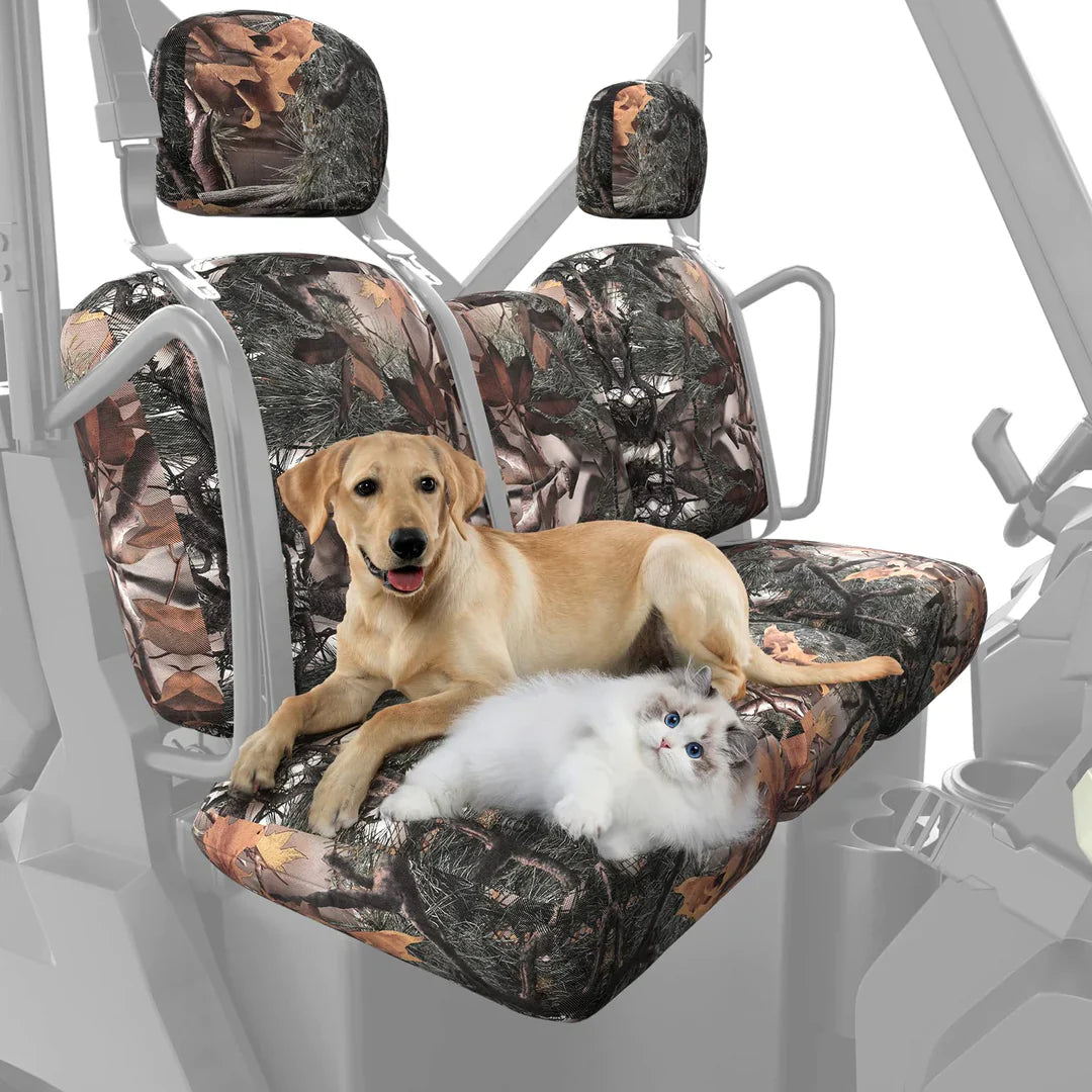 Camouflage Seat Cover & TPE Floor Mats for Can-Am Defender HD7|8|9|10