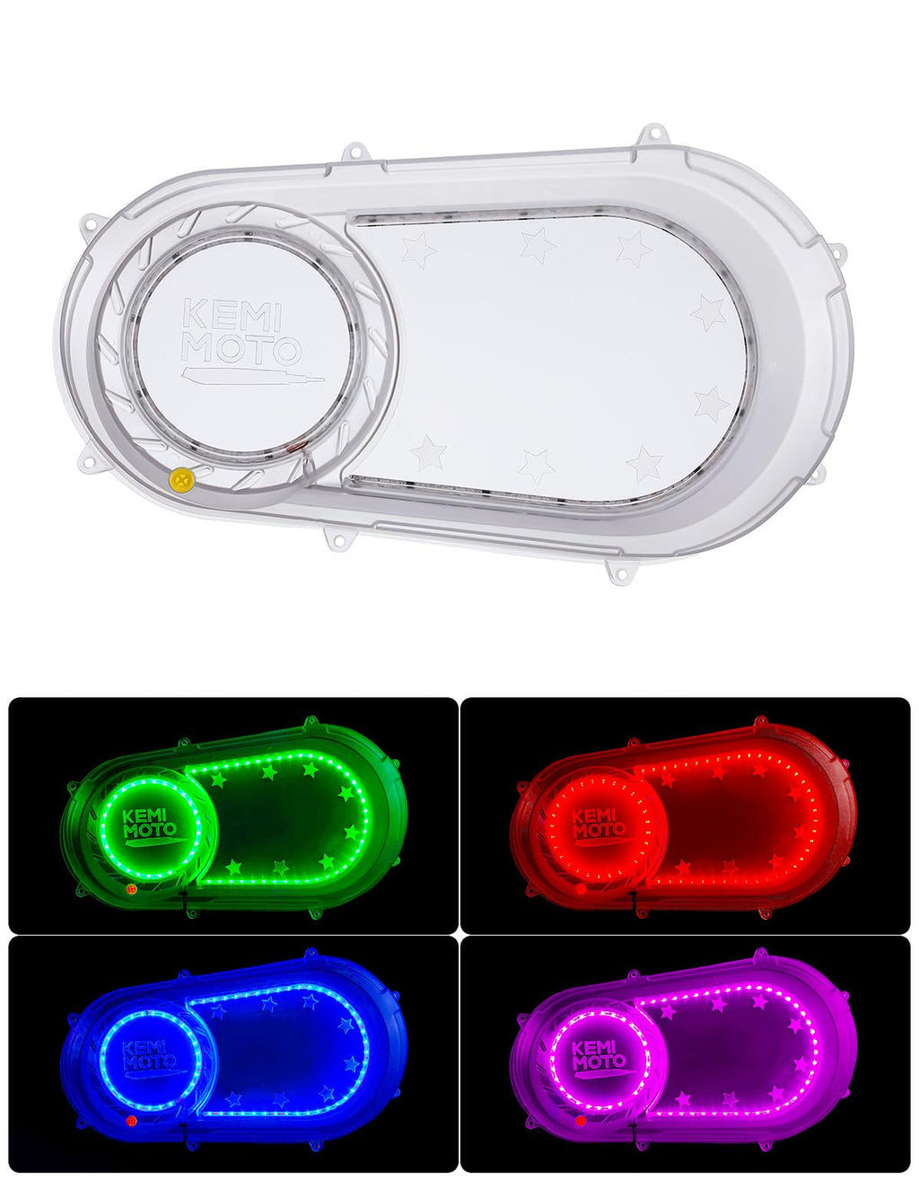 Outer Clutch Cover with RGB Lights for Polaris RZR Ranger (2017-2021)