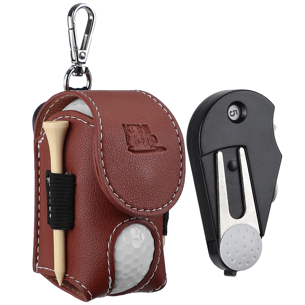 » Portable Golf Ball Waist Bag with Foldable Divot Repair Tool (100% off)