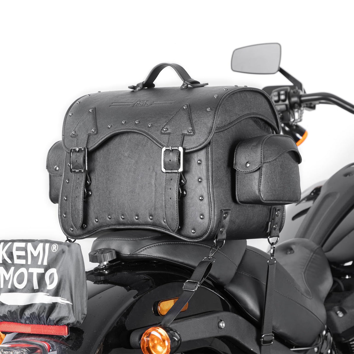 50L Motorcycle Tail Bag for Softail Sportster