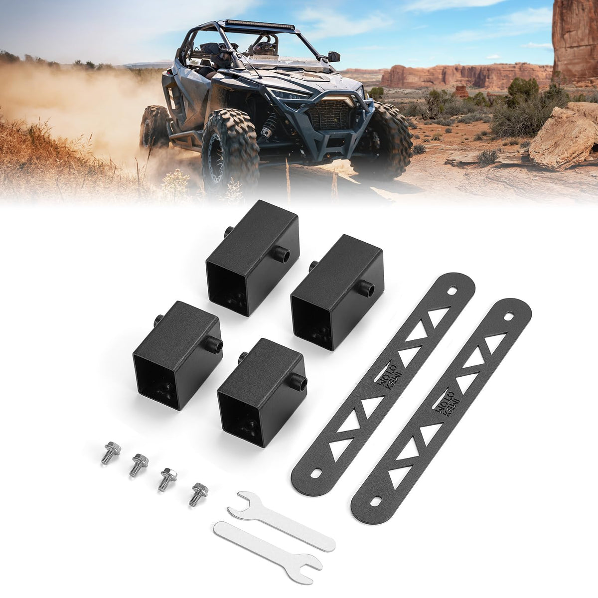 2" Main Driver Seat Risers for RZR PRO XP 2020-2023 (4PCS)