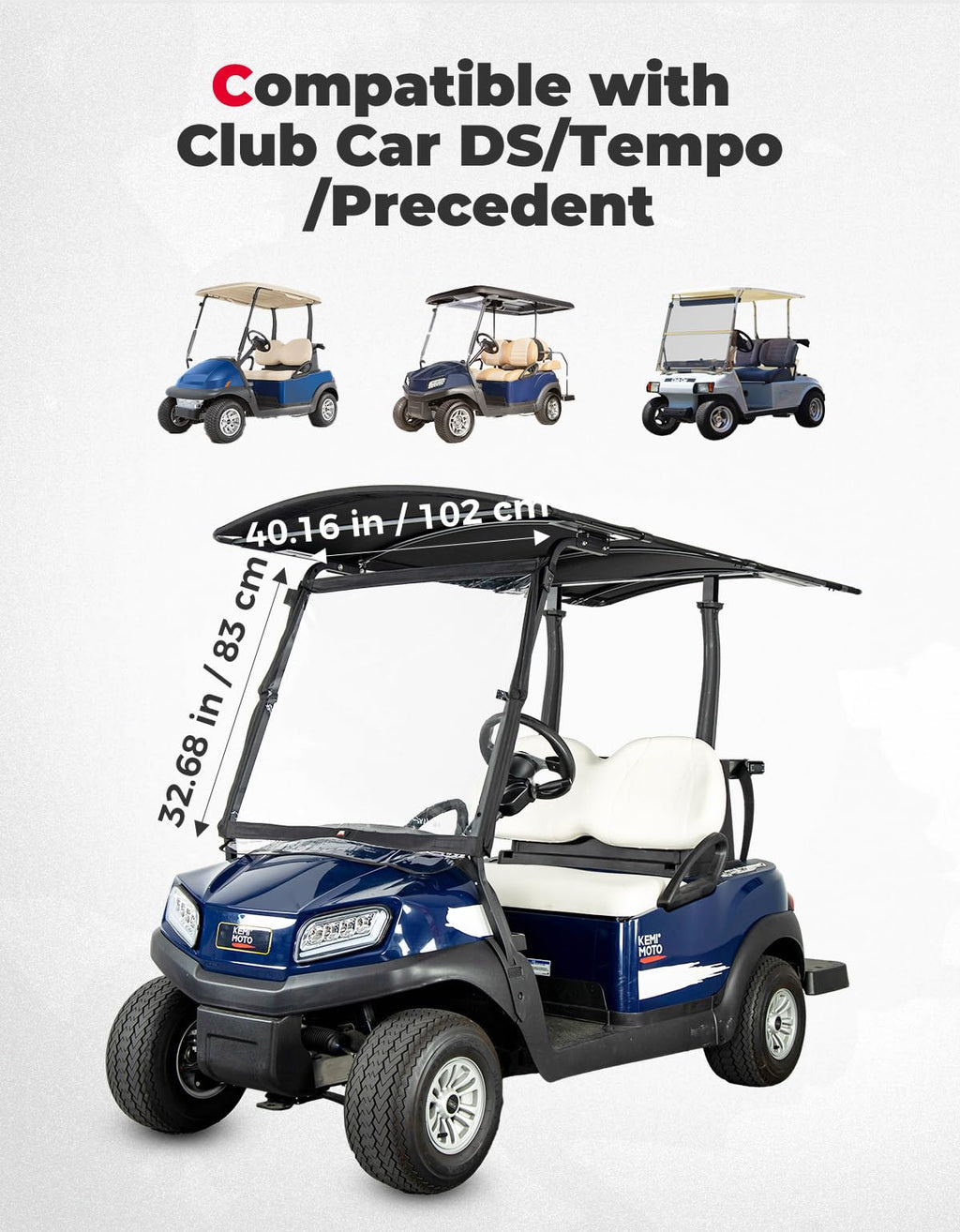 Foldable Golf Cart Windshield