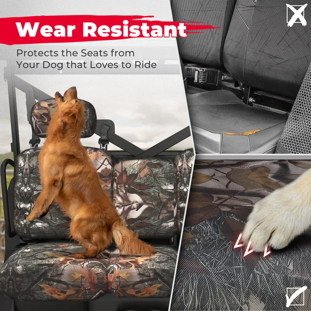 Camouflage Seat Cover & TPE Floor Mats for Can-Am Defender HD7|8|9|10