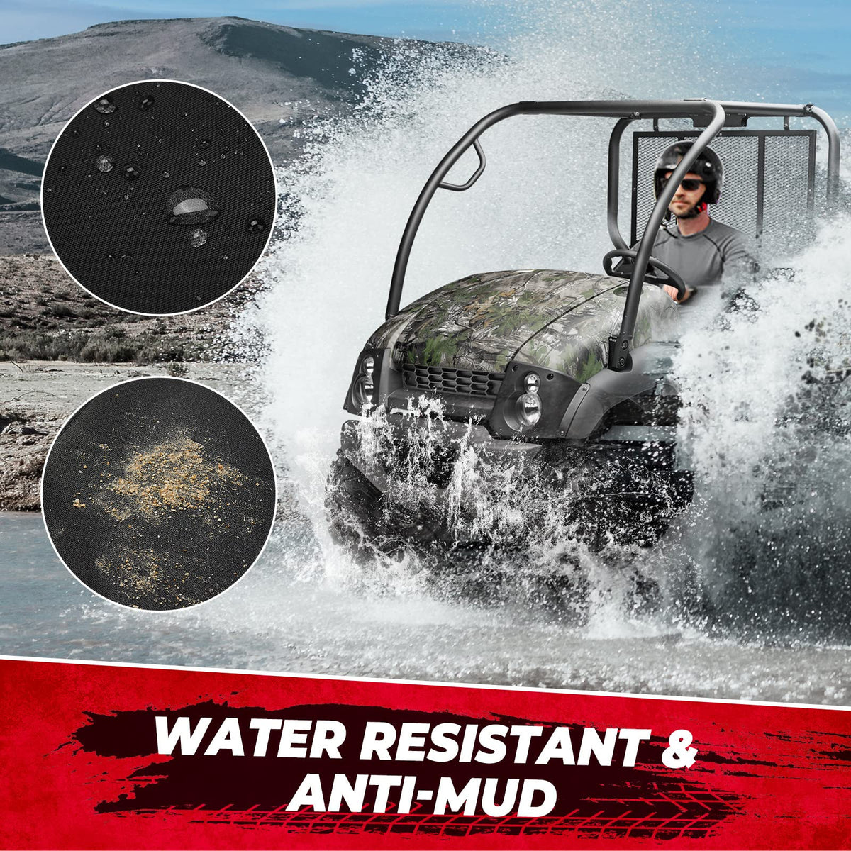 Bench Seat Cover for Kawasaki Mule 610 600 600D