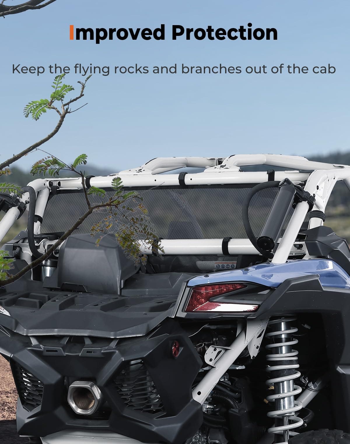 Rear Window Net for Can-Am Maverick X3/MAX