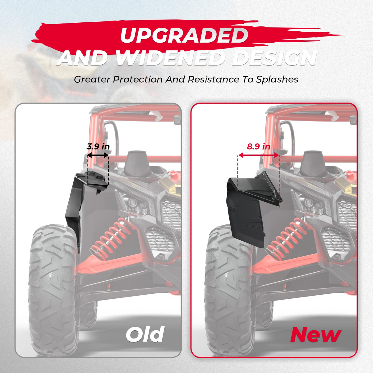 Extended Fender Flares & Hard Roof For Can-Am Maverick X3