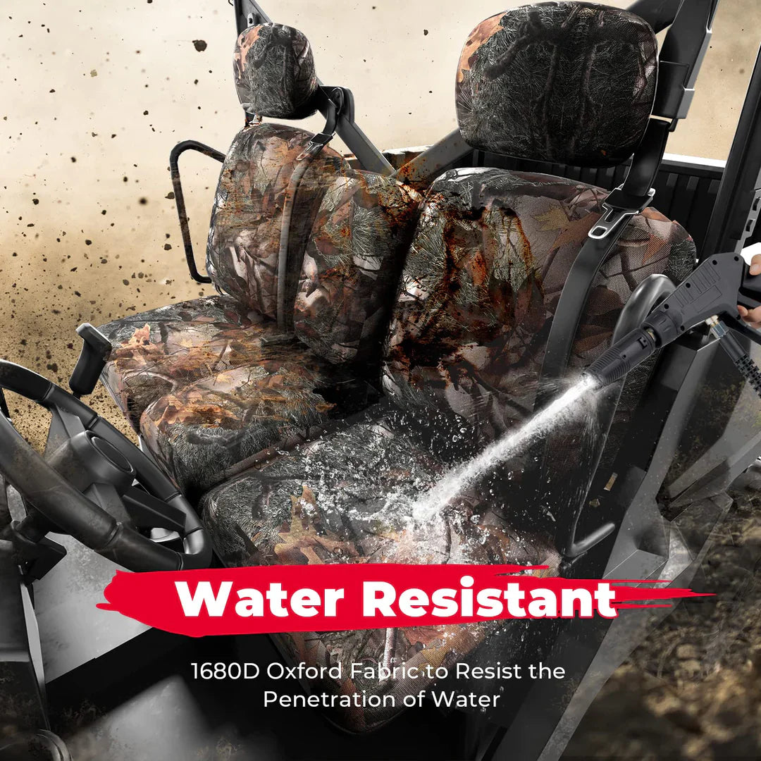 Camouflage Seat Cover & TPE Floor Mats for Can-Am Defender HD7|8|9|10