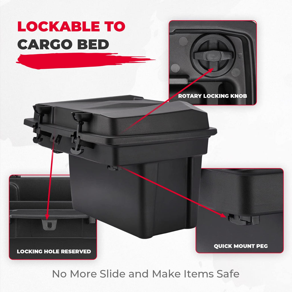 Removable 20L Cargo Storage Box & Storage Box for Can-Am Defender