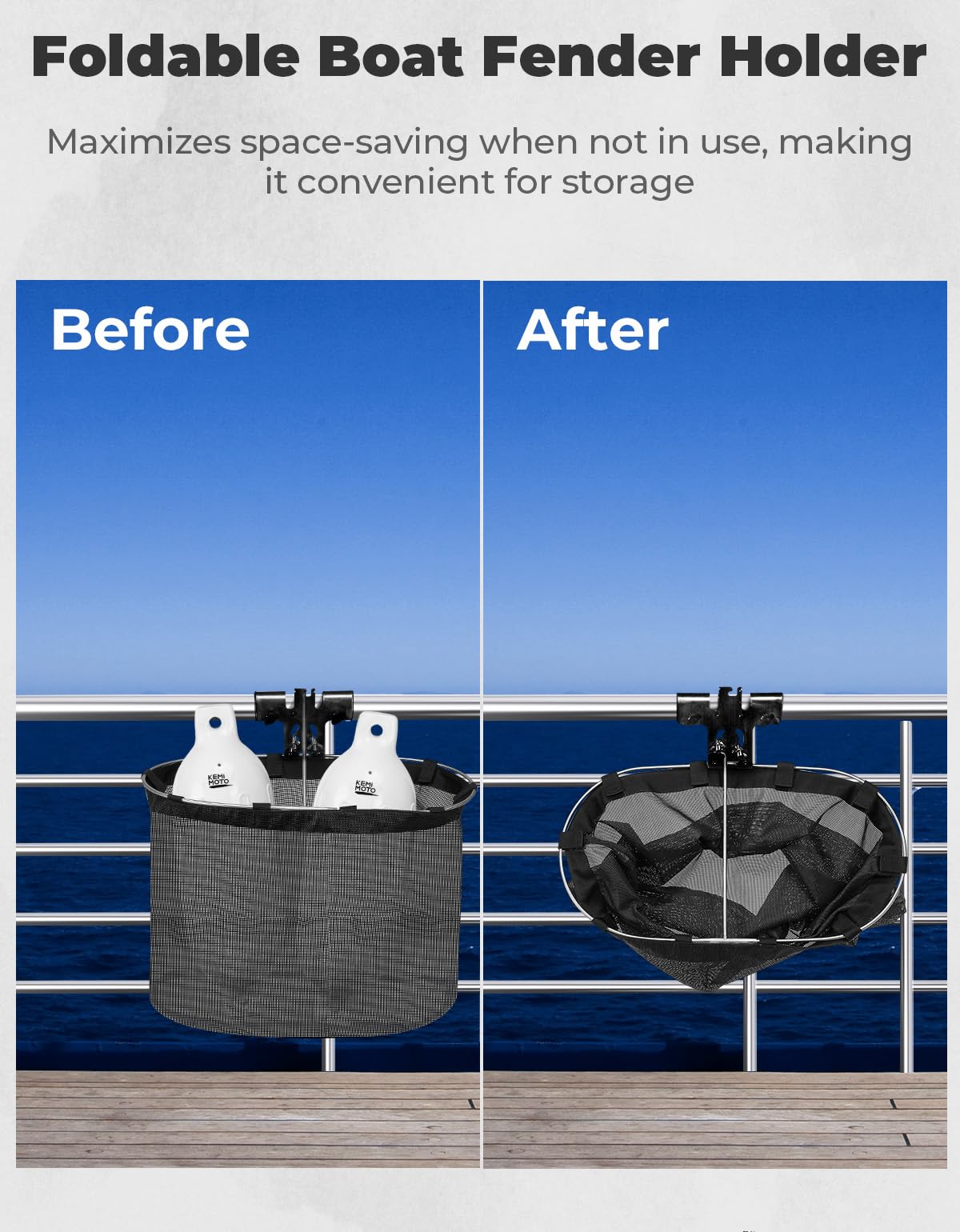 Durable Boat Fender Holders for Boat Bumper Below 10 Inches