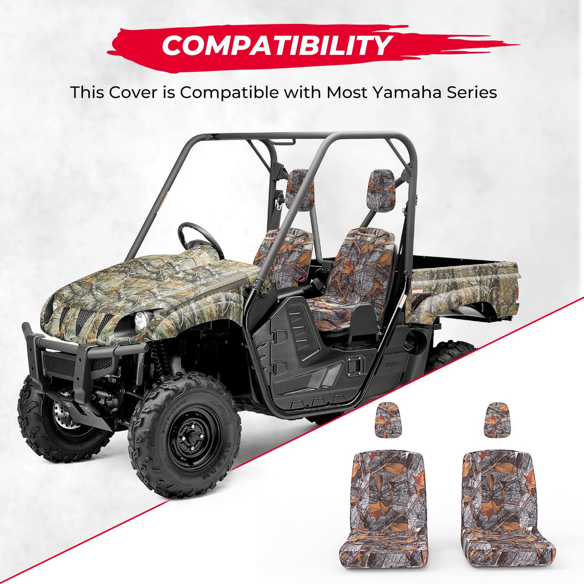 UTV Heavy Duty Camo Dust Cover For Yamaha Rhino 450/ 660/ 700