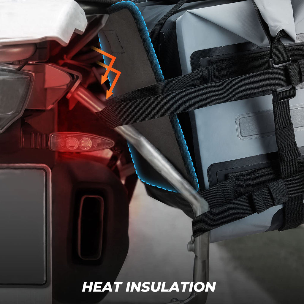 70L Waterproof Saddlebags for Adventure Touring Street Bike Dual Sport Bike
