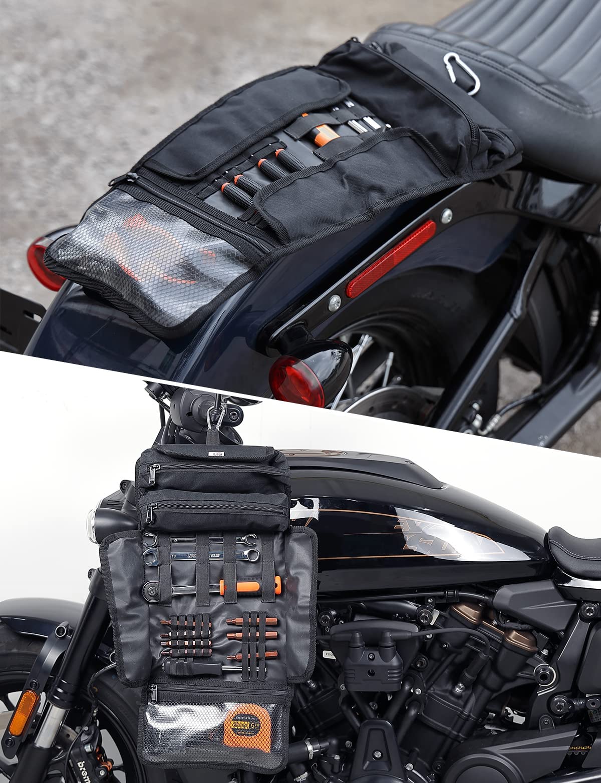 Tool Bag for Motorcycles Softail Dyna Sportster