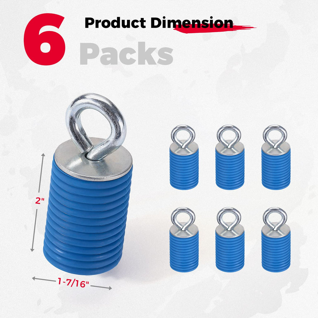 Tie Down Anchors with 1-7/16" Hole for Ranger/ General (6 Pcs)