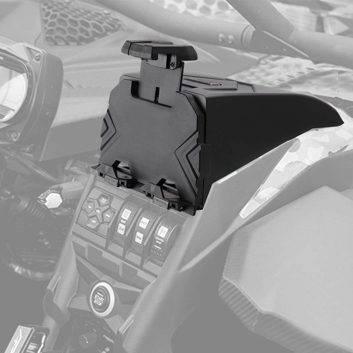 Can-Am Maverick X3 Navigation Storage Box and Holder & Storage Bag - KEMIMOTO